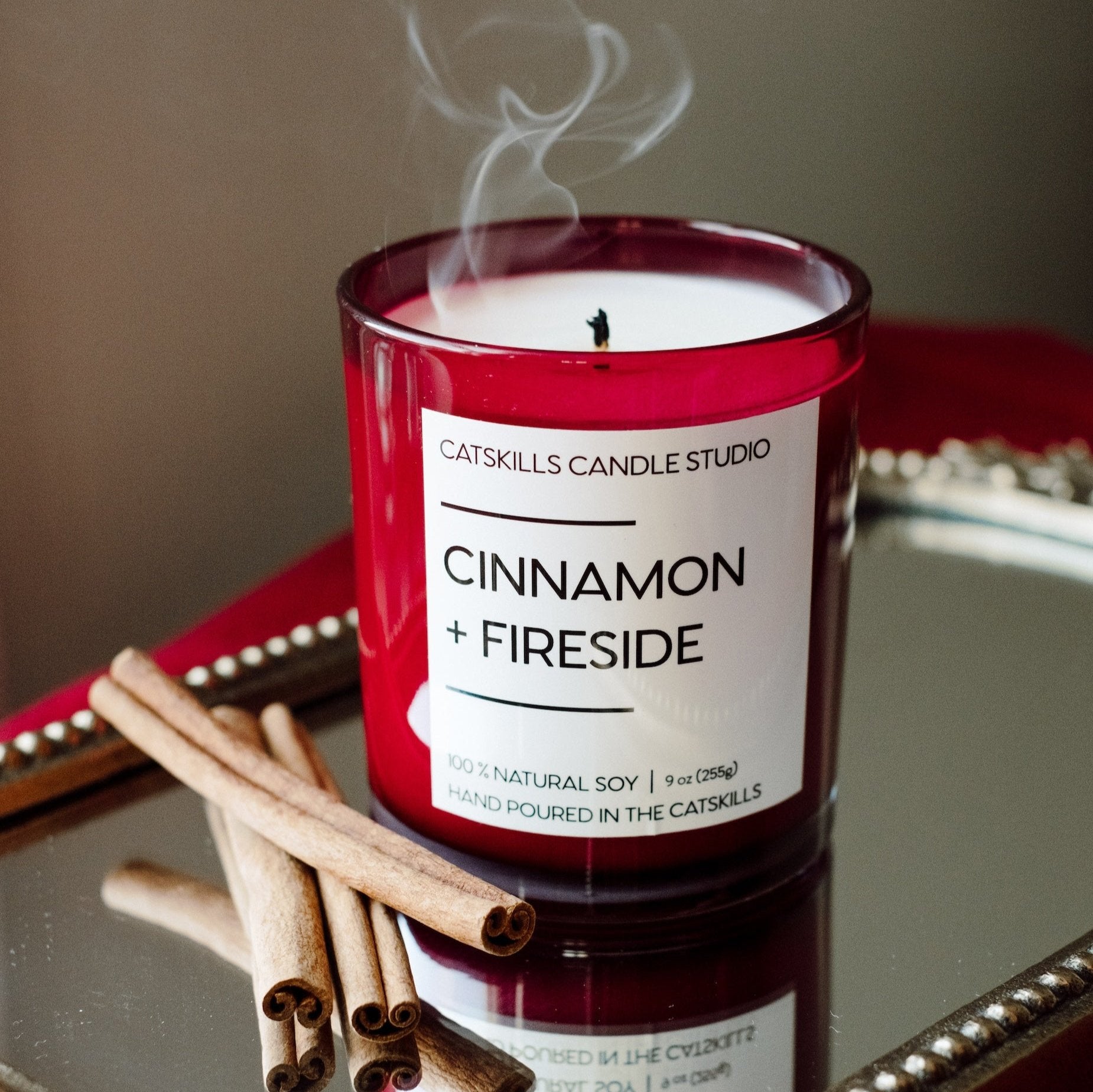Cinnamon + Fireside - Special Edition Red Jar