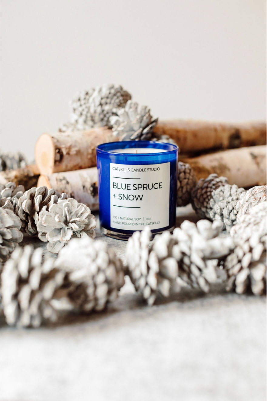 Blue Spruce + Snow - Special Edition Blue Jar