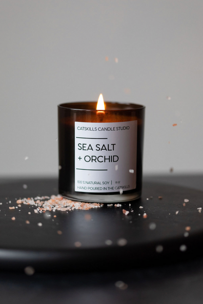 Sea Salt + Orchid – Catskills Candle Studio Sea Salt + Orchid – Catskills Candle Studio