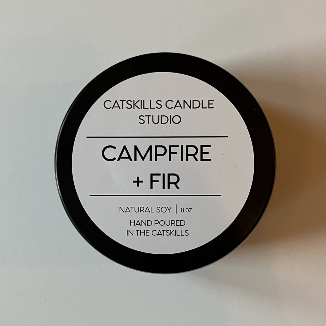 Campfire + Fir - 8 oz Tin