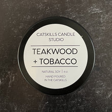 Load image into Gallery viewer, Teakwood + Tobacco - 8 oz Tin
